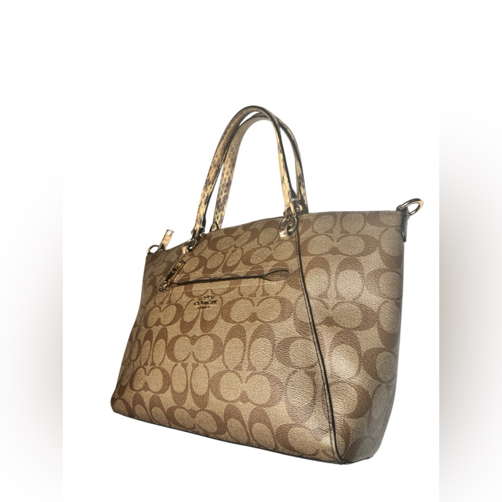 Coach Women's Signature Prairie Satchel - Picture 9 of 12